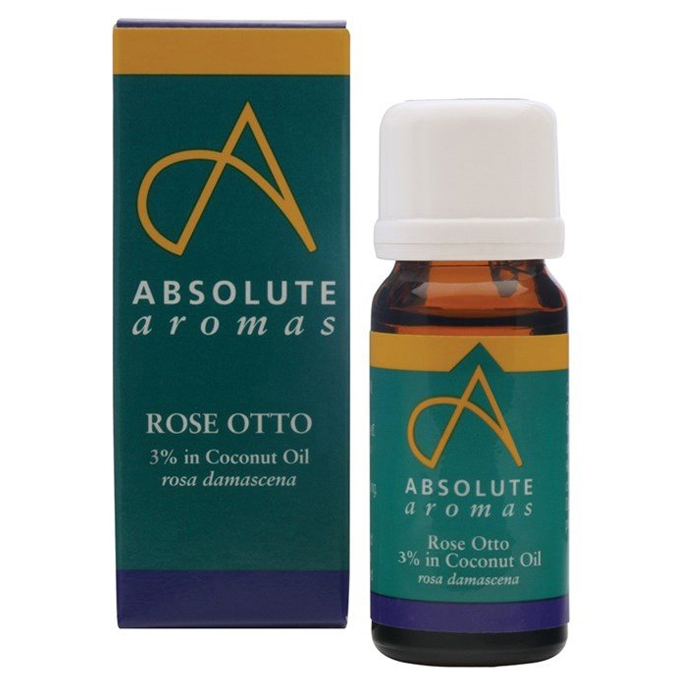 Absolute Aromas Rose Otto 3% in Coconut Oil 10ml